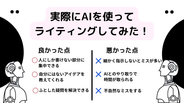 ライター　AI　体験談